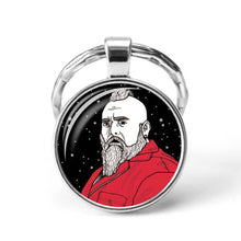 Load image into Gallery viewer, La Casa De Papel keyring The House of Paper necklace Money Heist Keychain Salvador Dali Professor Funny Key Chain Jewelry Gift