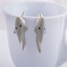 Load image into Gallery viewer, Luokey Cute Animal Earrings For Women Hanging 3D Cartoon Lovely Dog Stud Earrings Flower Panda Polymer Clay Girls Earing Jewelry