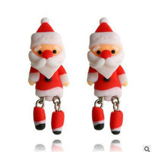 Load image into Gallery viewer, Luokey Cute Animal Earrings For Women Hanging 3D Cartoon Lovely Dog Stud Earrings Flower Panda Polymer Clay Girls Earing Jewelry