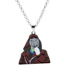 Load image into Gallery viewer, La Casa De Papel keyring The House of Paper necklace Money Heist Keychain Salvador Dali Professor Funny Key Chain Jewelry Gift