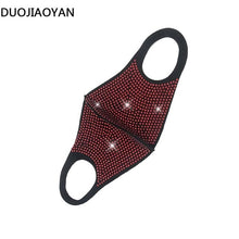 Load image into Gallery viewer, DUOJIAOYAN Fashion NEW acrylic diamond Decoration Mask Jewlery Woman veil shiny rhinestone Night club mask Accessories
