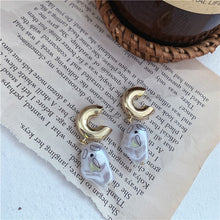 Load image into Gallery viewer, 2020 New Fashion Punk Clown Face Pearl Earrings Special Shaped Earrings For Women Girl Jewlery
