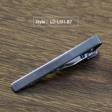 Load image into Gallery viewer, New Simple Fashion Style Tie Clip for Men Metal Gold Tone Simple Bar Clasp Practical Necktie Clasp Tie Pin for Mens Gift
