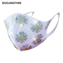 Load image into Gallery viewer, DUOJIAOYAN Fashion NEW acrylic diamond Decoration Mask Jewlery Woman veil shiny rhinestone Night club mask Accessories
